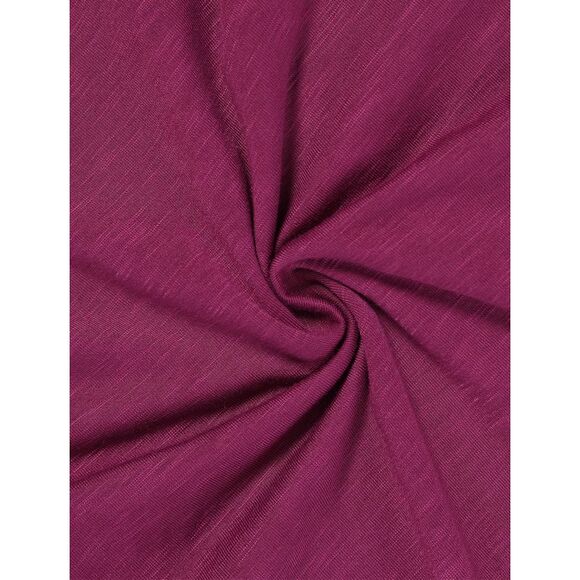 Women's Plus Size Crochet Panel Kimono Raglan Sleeves Tops Purple - Picture 6 of 6